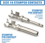 Load image into Gallery viewer, 519 Piece DEUTSCH DT Connector Kit in 2,3,4,6,8,12 Pin Configurations, Size 16 Stamped Formed Contacts