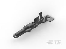 Load image into Gallery viewer, Pin Contact, Tin (Sn), 250 VAC / 600 VAC, Locking Lance Contact Retention, 20 – 14 AWG, 100 contacts per package, Chain Form, 350416-1 -C