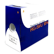 Load image into Gallery viewer, RG59RBK4 - RG59 Pvc 95% Bc Coax Cable, Price per foot