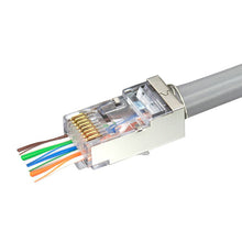 Load image into Gallery viewer, Pass Through Shielded - Cat5e STP (internal ground) - 50pc Jar