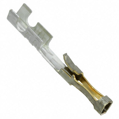 CONN SOCKET 22-24AWG CRIMP GOLD, Chain Form, 100 contacts per package. Quantity Shown Available = 100 Packs., 16-02-1111 -C