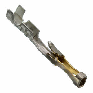 CONN SOCKET 24-30AWG CRIMP GOLD, Chain Form, 100 contacts per package. Quantity Shown Available = 100 Packs., 16-02-1113 -C