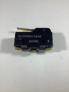 BZ-2RW80116-A2 - Micro Switch - BASIC SWITCH, MEDIUM LEVER, 15A