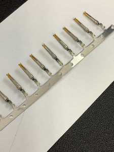 5-66505-7 -C - AMP - CONN SOCKET 24-28AWG GOLD CRIMP, Chain Form, 100 contacts per package. Quantity Shown Available = 100 Packs.