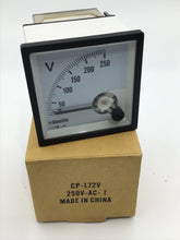 Load image into Gallery viewer, CP-L72V-250V-AC-I - SHURITE - 0-250VAC Analog Panel Meter,  Dust, Splash Proof, Zero Adjust, AC Voltage,  72 mm, 72 mm
