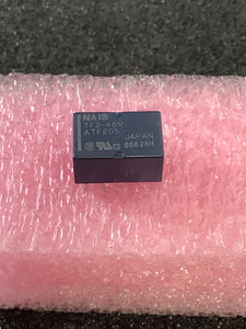 TF2-48V - NAIS - Electromechanical Relay 48VDC 8.86KOhm 1A DPDT (14x9x7.8)mm THT Small Polarized Relay