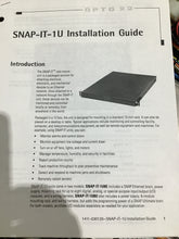 Load image into Gallery viewer, SNAP-IT-1U8E - OPTO 22 - includes a SNAP Ethernet brain, power
supply, mounting rack for up to eight  input/output (I/O)modules
