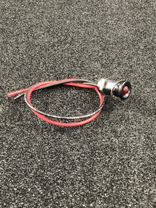 252-141 - SLOAN - LED T1-3/4 Red 14V 0.3125 IN. HOLE BLACK ALUMINUM 6 IN. Leads