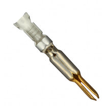Load image into Gallery viewer, CONN PIN 14-20AWG CRIMP GOLD, Chain Form, 100 contacts per package. Quantity Shown Available = 100 Packs., 770007-2 -C
