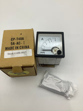 Load image into Gallery viewer, CP-T48A-5A-AC-I - SHURITE - Analog Panel Meter, 0V to 5A AC,  48 mm, 48 mm

