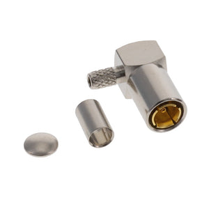 131-8403-106 - JOHNSON/CINCH -	
SMB, Mini Connector Plug, Female Socket 75Ohm Free Hanging, Right Angle Solder