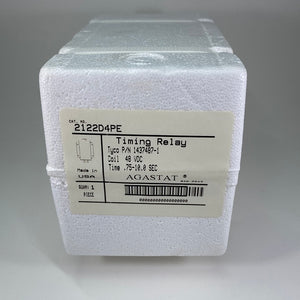 2122D4PE - AGASTAT/TYCO - .75-10 SEC OFF DELAY RELAY 48VDC