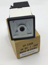 Load image into Gallery viewer, CP-C48V-3V-DC-I-240 - SHURITE - 0-3VDC Analog Panel Meter,  Dust, Splash Proof, Zero Adjust, AC Voltage,  48 mm, 48 mm

