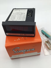 Load image into Gallery viewer, 24504 - SIMPSON - 20UA AC 3 1/2 DIGIT PANEL METER, 2865 0-20 DCUA, 120 VAC, RED LED
