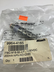 9964-4165 -  - Proximity Sensors ITBC-M18-S5.0-FL-1030VDC