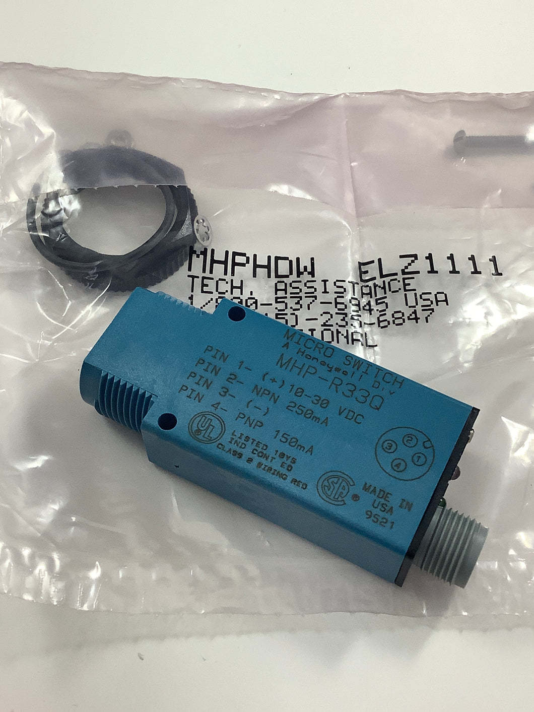 MHP-R33Q - MICRO SWITCH - Photoelectric Sensor