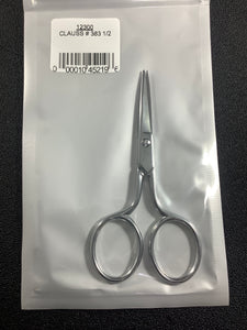 12300 - CLAUSS - CLAUSS # 383 1/2,  3.5" Sharp Point Scissors