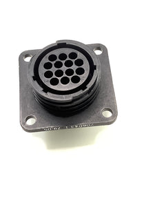 206043-1 - AMP - 14 PIN Sq. Flange Female CPC Connector