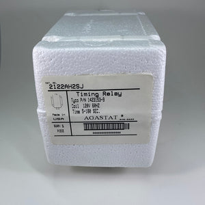 2122AH2SJ - AGASTAT/TYCO - Off-Delay Time Delay Relay DPDT (2 Form C) 5 Sec ~ 180 Sec Delay 10A @ 120VAC Panel Mount