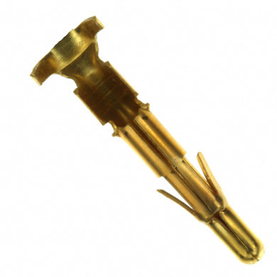 CONN PIN 14-20AWG CRIMP GOLD, Chain Form, 50 contacts per package. Quantity Shown Available = 50 Packs., 350538-2 -50