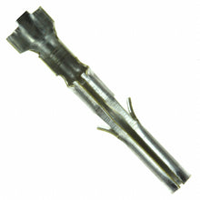 Load image into Gallery viewer, CONN SOCKET 18-24AWG CRIMP TIN, Chain Form, 100 contacts per package. Quantity Shown Available = 100 Packs., 350628-1 -C
