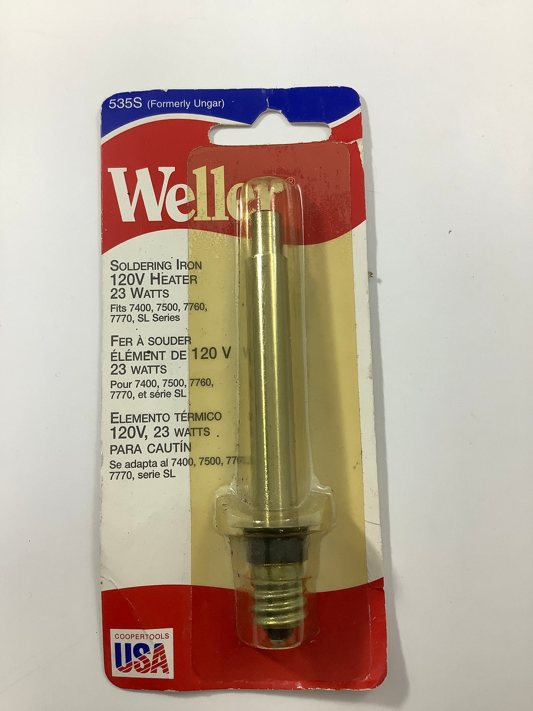 535S - UNGAR - Screw Type Heater 23W for 1/8 inch THREAD IN TIPS, 700 F