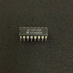 MC10H125P - MOTOROLA - ECL to TTL Translator, 4 Func, True Output, ECL, PDIP16