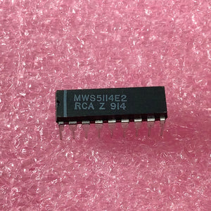MWS5114E2 - RCA - 1024-Word x 4-Bit LSI Static RAM