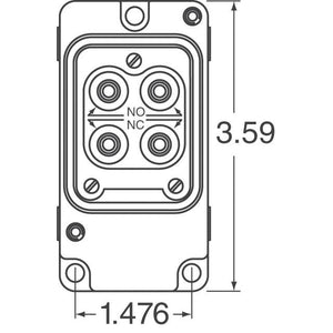 18PA1 - MICROSWITCH - HONEYWELL - 	 TERMINAL BLOCK / LIMIT SWITCH