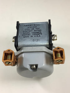 A101XXH-28VDC - MSD - 100 AMP SPST NO. CLOSED RELAY 28VDC COIL