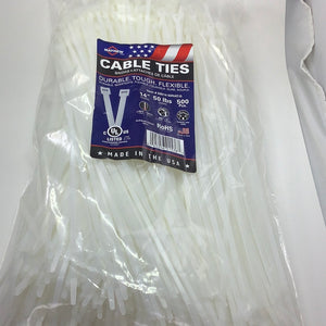 14" 50lb Natural Ties 500 PACK -