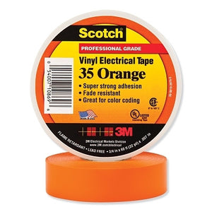 3M #35 ORANGE VINYL ELECTRICAL TAPE