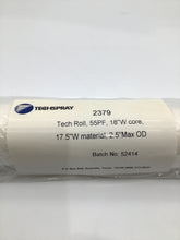 Load image into Gallery viewer, 2379 - TECH SPRAY - Tech Roll  Under-stencil Wipes, 55PF, 18”W core, 17.5”W naterial, 2.5” Max OD
