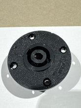Load image into Gallery viewer, HPCPR41RA - SWITCHCRAFT - High Power Speaker Connector _x0010_, 4 contact, Round Flange,  PC Mount, ,  Right Angle

