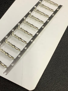 02-06-1104 -C - MOLEX - Socket Contact Tin 18-24 AWG Crimp, Chain Form, 100 contacts per package. Quantity Shown Available = 100 Packs.