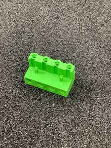 AKZ960/4 - ALTECH - 4 Position Terminal Block Plug, Female Sockets 0.300" (7.62mm) 180° Free Hanging (In-Line)