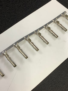 350557-4 -C - AMP - CONN SOCKET 16-18AWG CRIMP TIN, Chain Form, 100 contacts per package. Quantity Shown Available = 100 Packs.