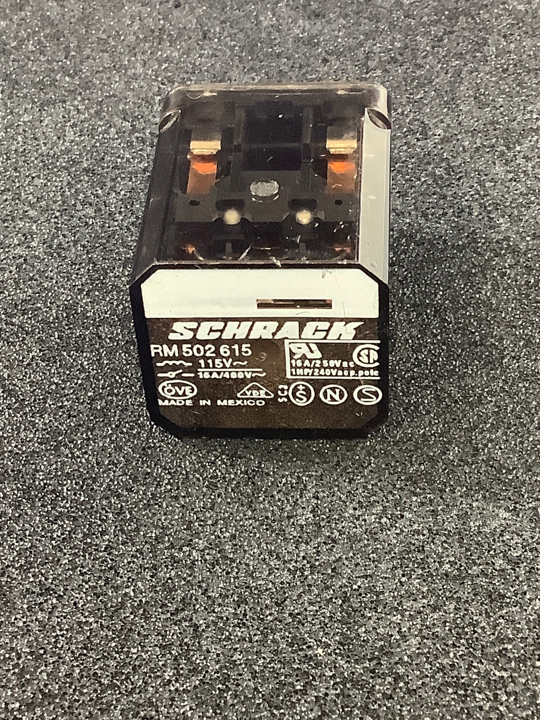 RM502615 - SCHRACK - DPST 16 AMP 115VAC RELAY