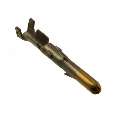 CONN PIN 18-24AWG CRIMP GOLD, Chain Form, 25 contacts per package. Quantity Shown Available = 25 Packs., 61116-6 -25