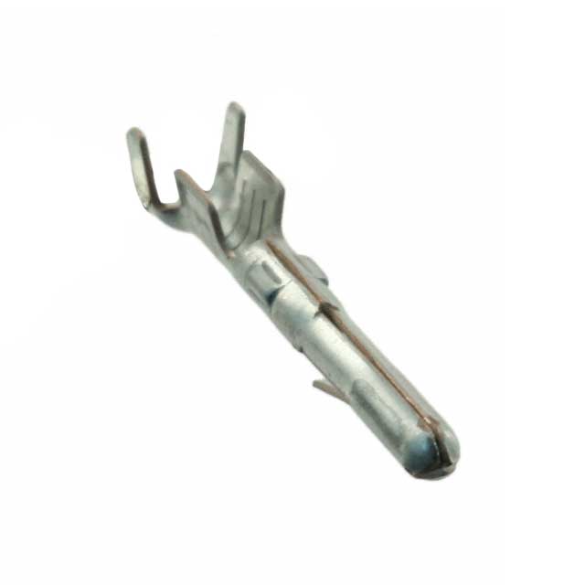 CONN PIN 14-20AWG CRIMP TIN, Chain Form, 100 contacts per package. Quantity Shown Available = 100 Packs., 61118-4 -C