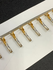 66598-2 -25 - AMP - CONN SOCKET 14-18AWG GOLD CRIMP, Chain Form, 25 contacts per package. Quantity Shown Available = 25 Packs.