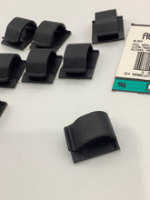 Load image into Gallery viewer, ACC62-A-C20 -  - Adhesive backed cord clip, .62" (15.8mm) bundle, black. 10 PACK

