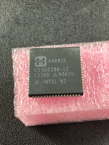 CS80C286-12 - HARRIS  - CPU Microprocessor IC - 1 Core, 16-Bit 12.5MHz 68-PLCC