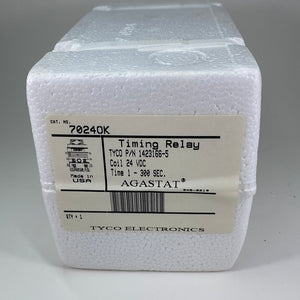 7024OK - AGASTAT/TYCO - 1-300 SEC DELAY OFF RELAY 24VDC