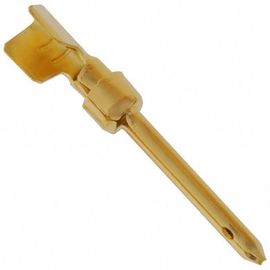 CONN PIN 18-22AWG GOLD CRIMP, Chain Form, 50 contacts per package. Quantity Shown Available = 50 Packs., 745229-2 -50