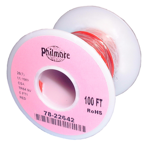 Red 26 AWG Stranded Hook-Up Wire 100Ft UL1007 300V, 78-22642