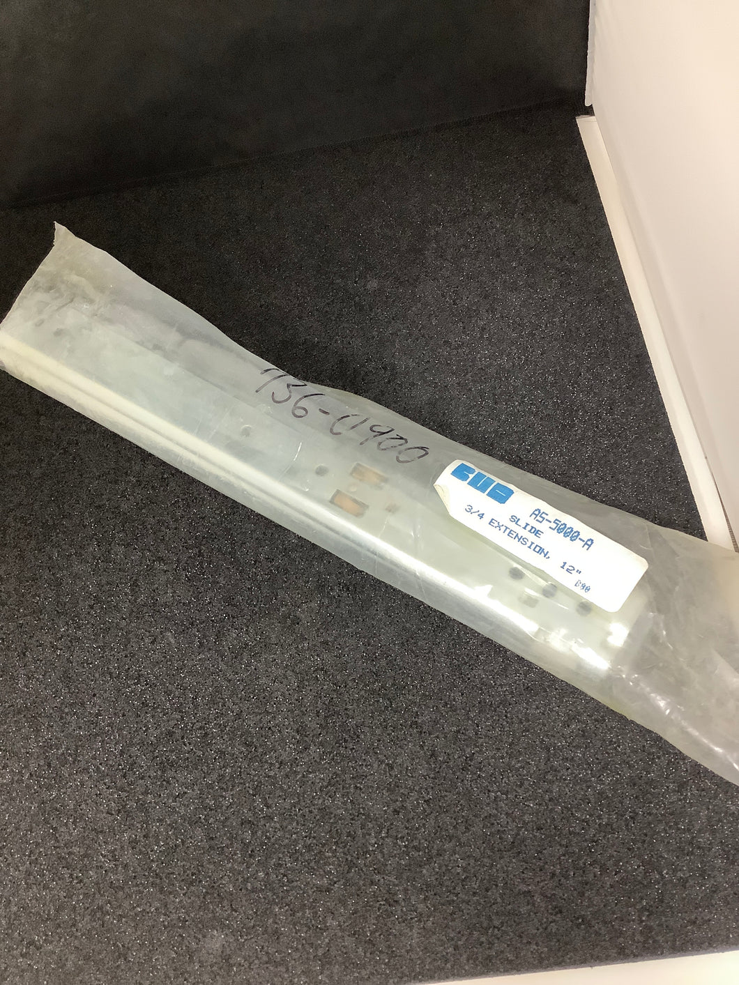 AS-5000-A - BUD - Sliding Mechanism, Steel, 140 lbs., 12 in., 1.39 in., 0.38 in., Zinc Plated