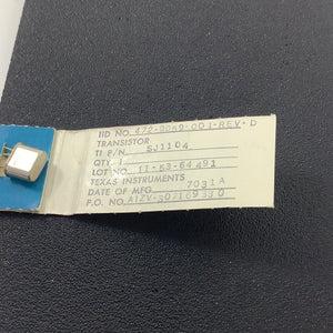 SJ1104 - TI - Transistor NSN# 5961005912198