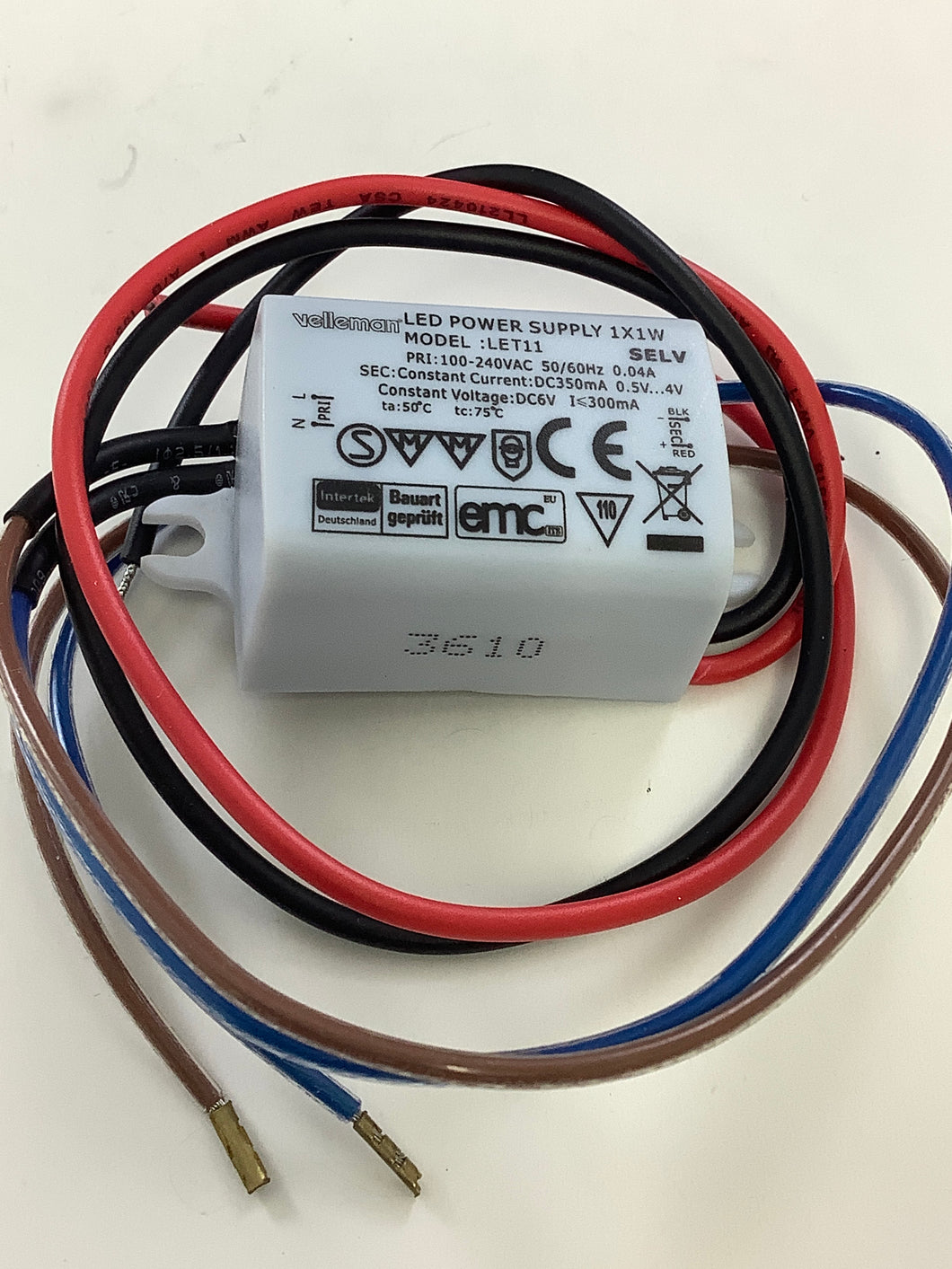 LET11 - VELLEMAN - 1W 350MA LED DRIVER