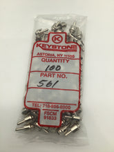 Load image into Gallery viewer, 561 - KEYSTONE - RCA Phono Plug Mono Connector Solder, 100 PACK
